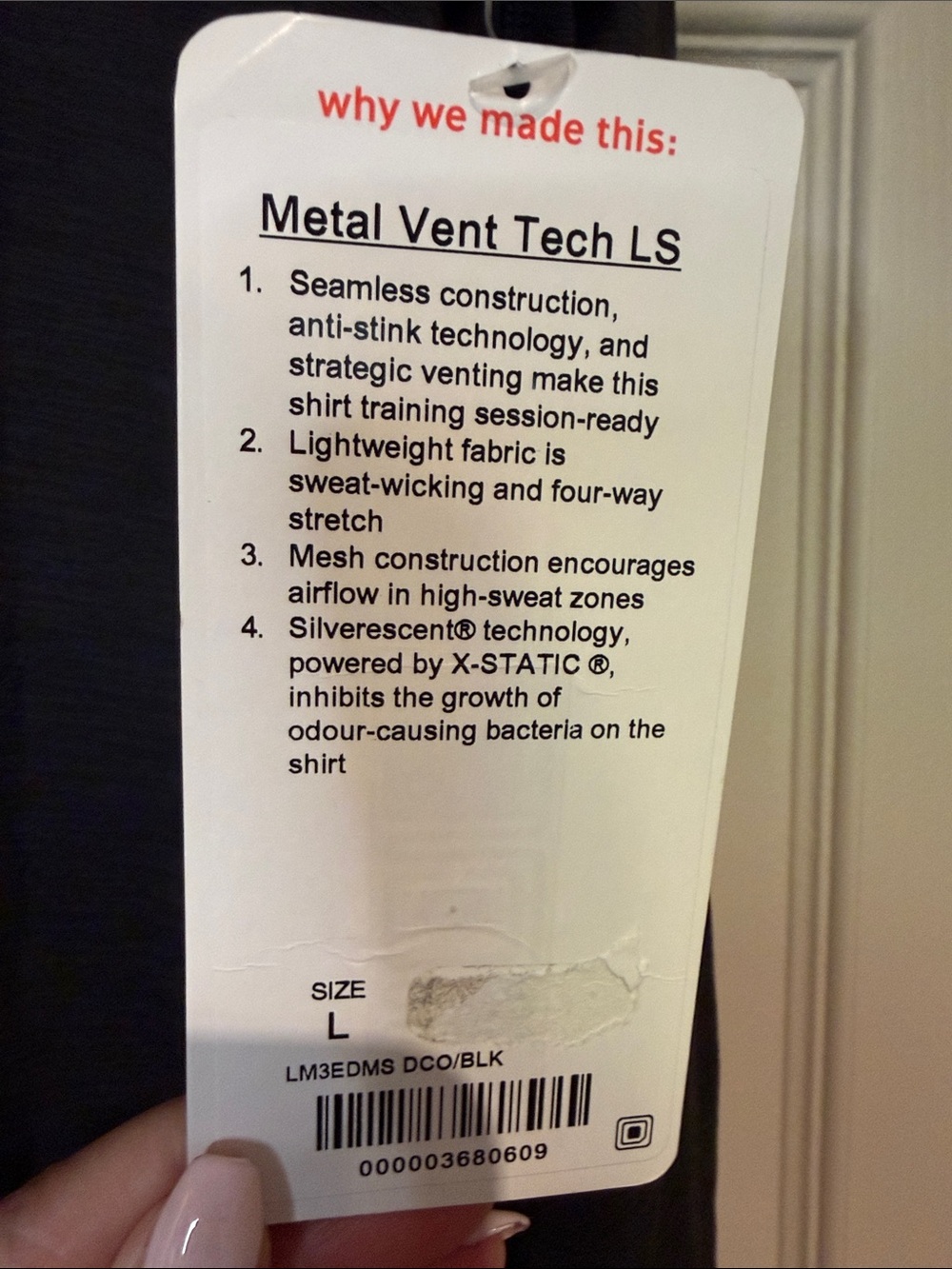 Lululemon Men's Metal Vent Tech Shirt - Picture 2 of 5